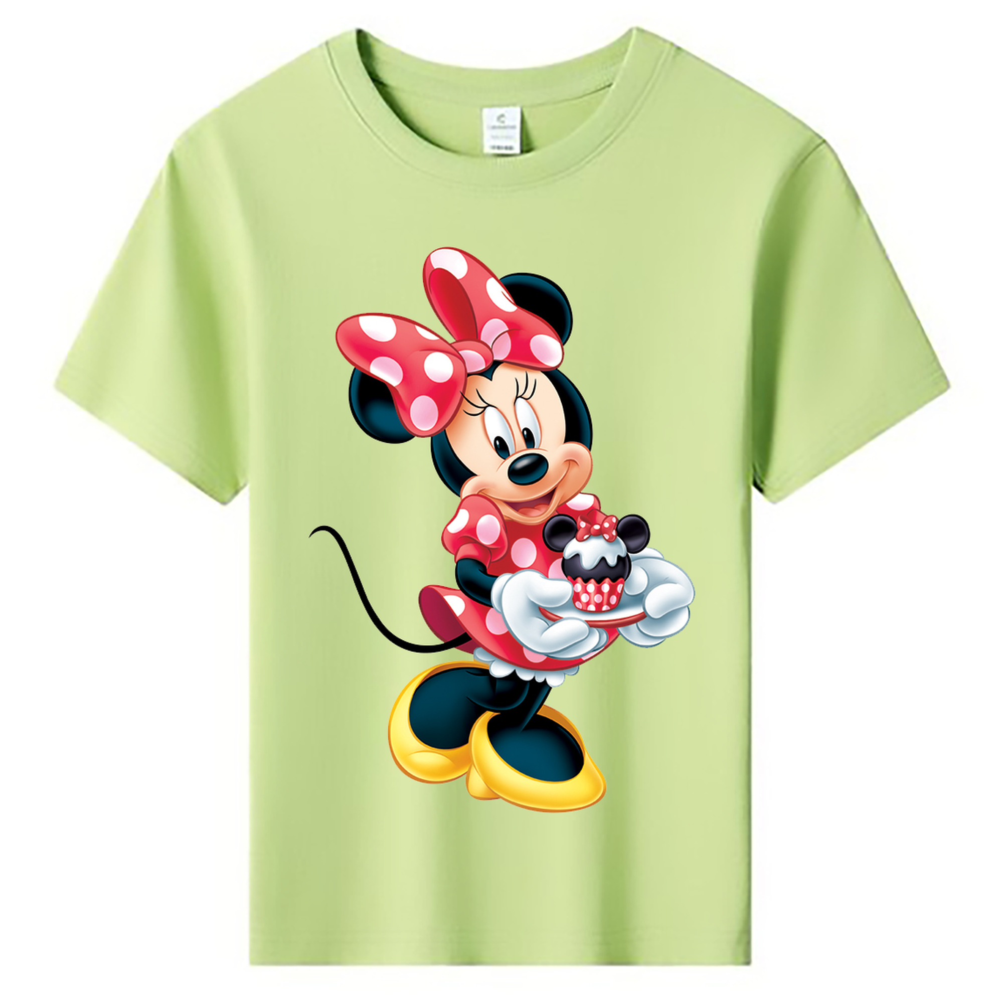 ミッキーマウス Mickey Mouse 綿100％キッズTシャツ（フロントプリント）